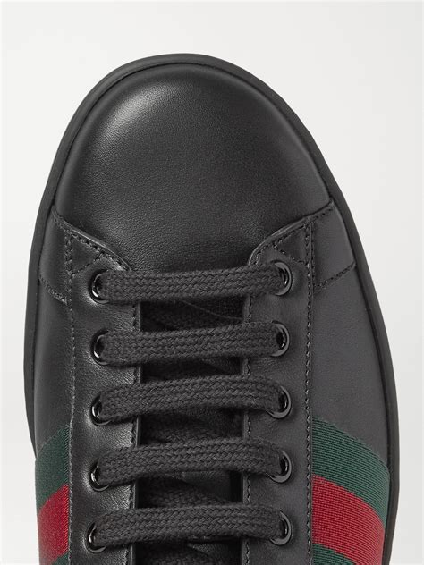 black gucci converse|gucci casual sneakers.